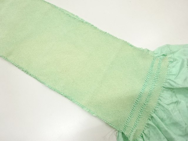 JAPANESE KIMONO / OBIAGE FOR FURISODE / SILK / SHIBORI